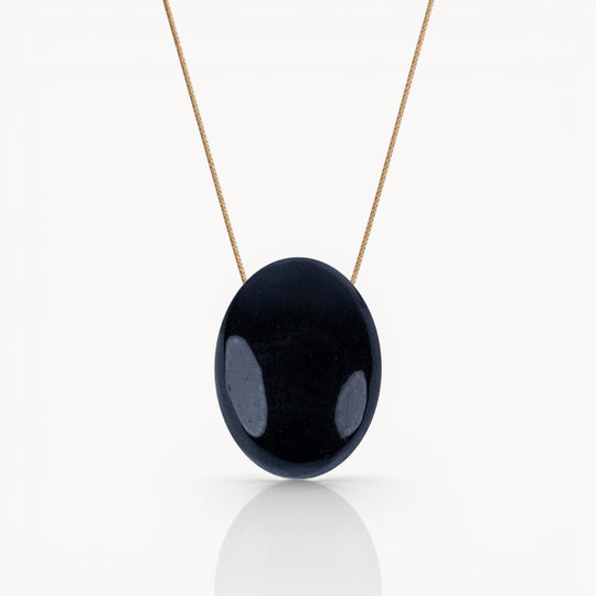 Capricorn Zodiac & Touch – Onyx Necklace