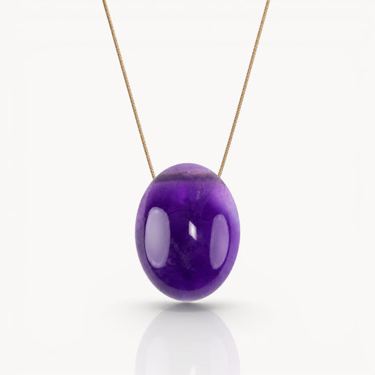 Aquarius Zodiac & Touch – Amethyst Necklace