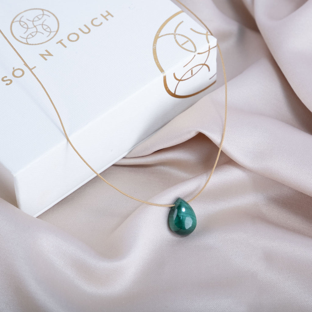 Abundance & Touch – Malachite Necklace