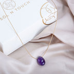 Aquarius Zodiac & Touch – Amethyst Necklace