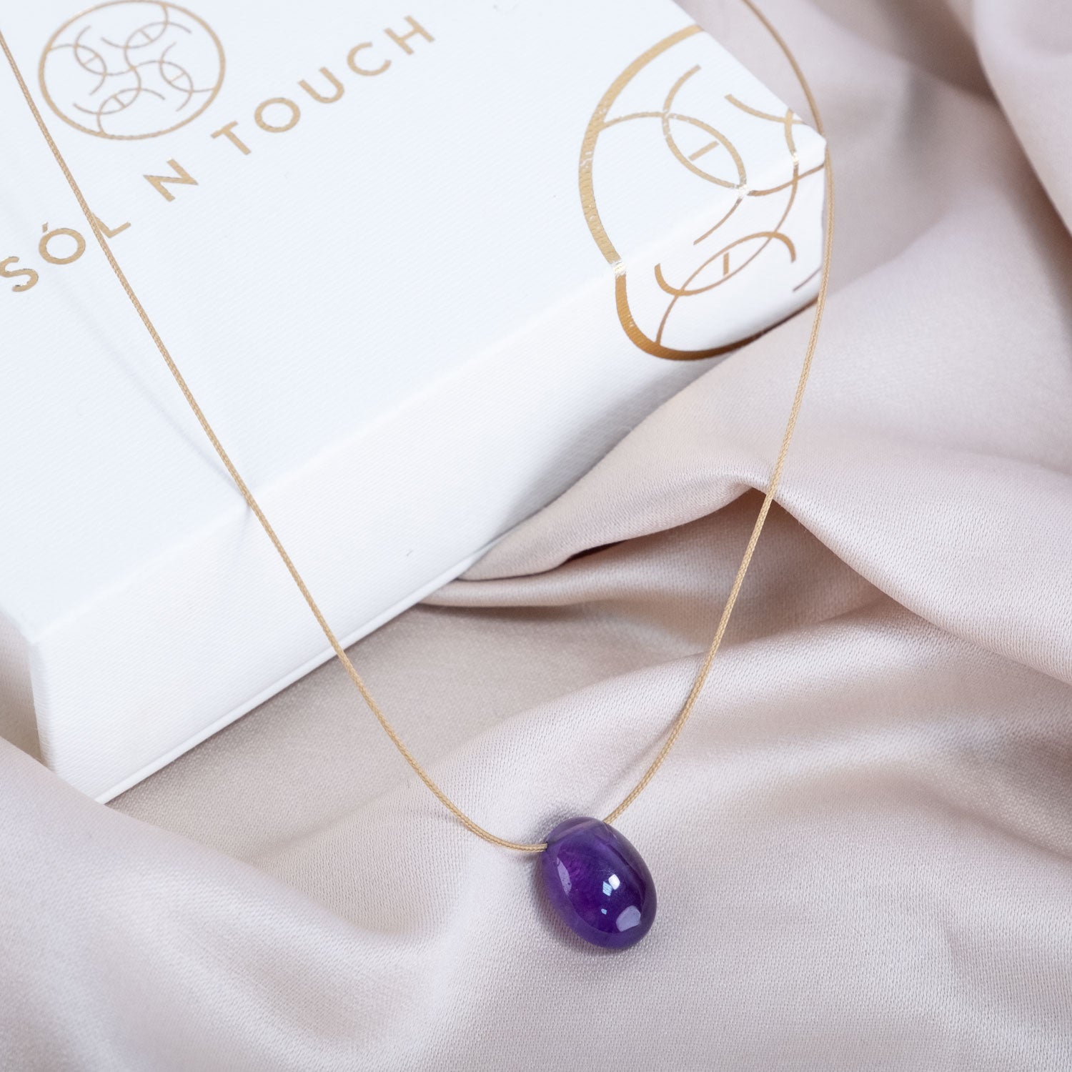 Aquarius Zodiac & Touch – Amethyst Necklace