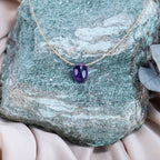 Aquarius Zodiac & Touch – Amethyst Necklace