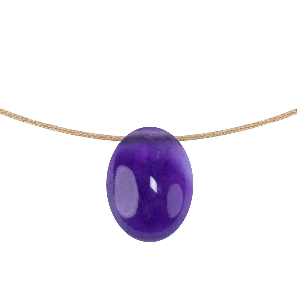 Aquarius Zodiac & Touch – Amethyst Necklace