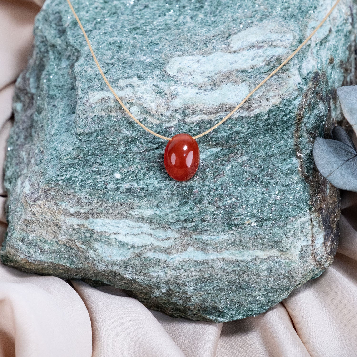 Aries Zodiac & Touch – Carnelian Necklace