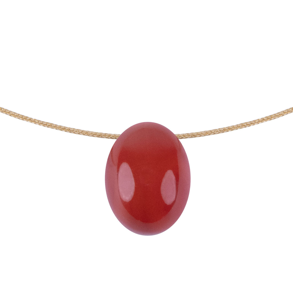 Aries Zodiac & Touch – Carnelian Necklace
