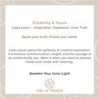 Creativity & Touch – Lapis Lazuli Necklace