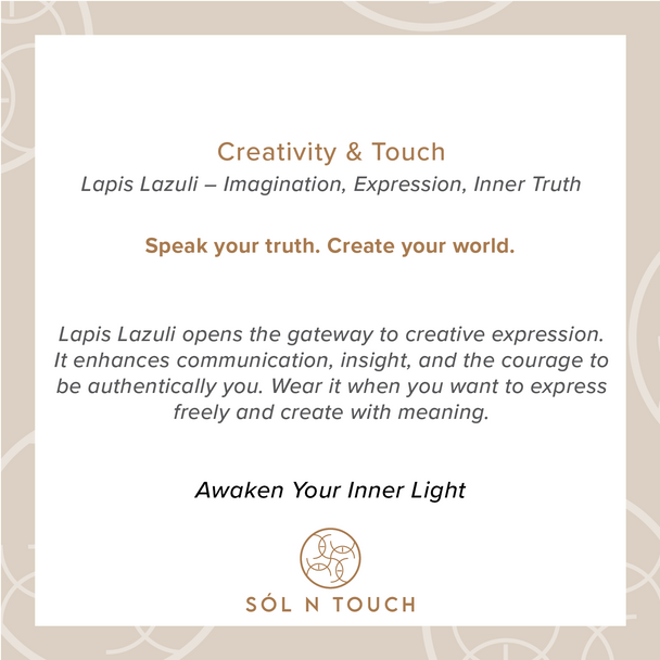 Creativity & Touch – Lapis Lazuli Necklace