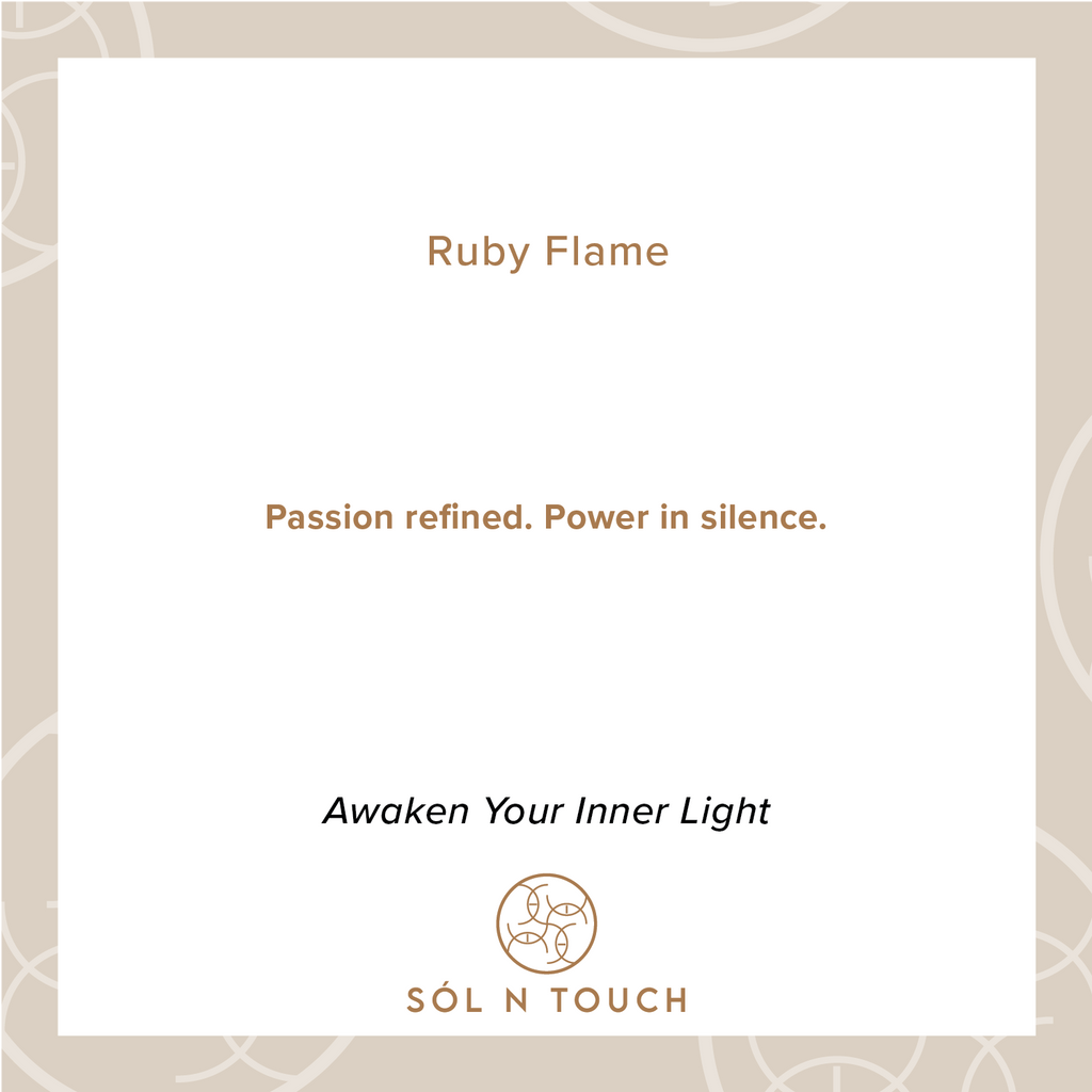 Ruby Flame – Sól Elegance Bracelet