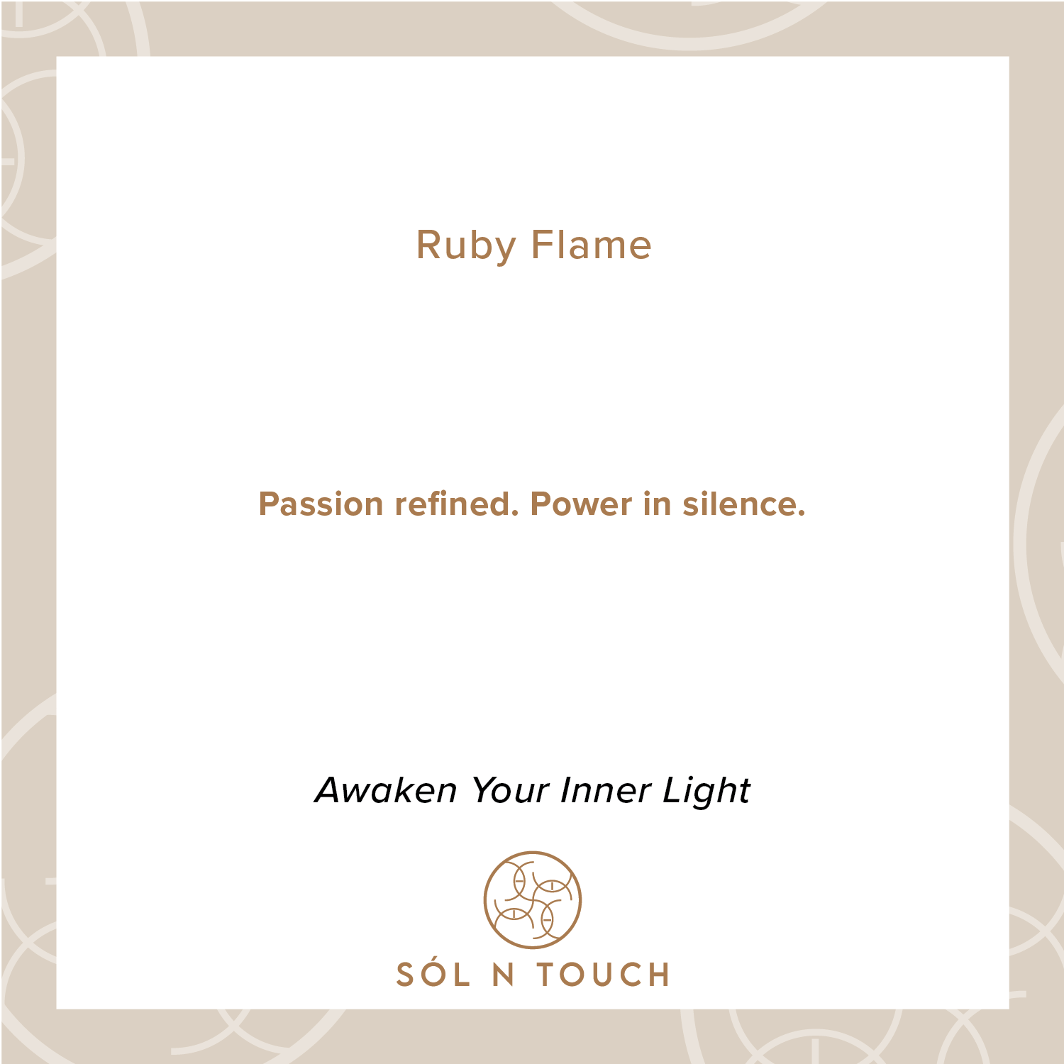 Ruby Flame – Sól Elegance Bracelet