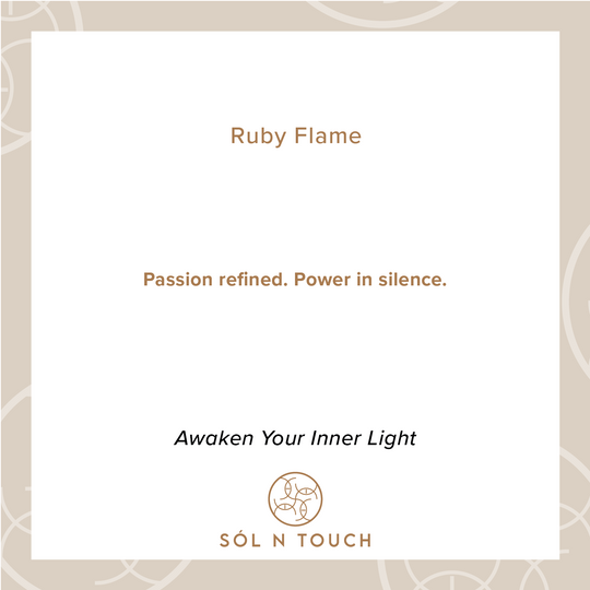 Ruby Flame – Sól Elegance Bracelet