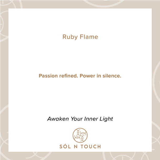 Ruby Flame – Sól Elegance Bracelet