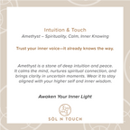 Intuition & Touch – Amethyst Necklace