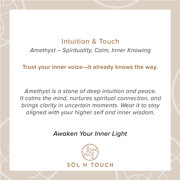 Intuition & Touch – Amethyst Necklace