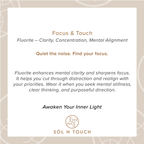 Focus & Touch – Fluorite Necklace