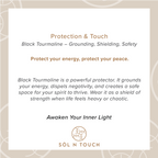 Protection & Touch – Black Tourmaline Necklace
