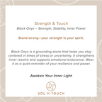 Strength & Touch – Black Onyx Necklace