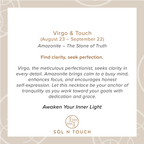 Virgo Zodiac & Touch – Amazonite Necklace