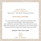 Leo Zodiac & Touch – Tiger’s Eye Necklace