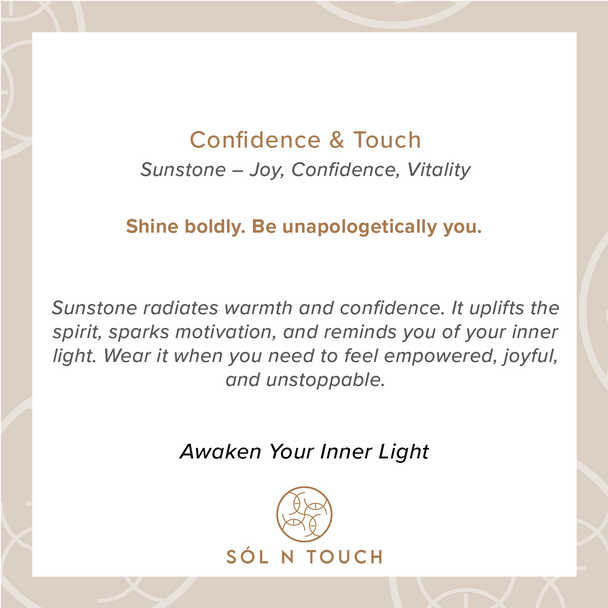 Confidence & Touch – Sunstone Necklace