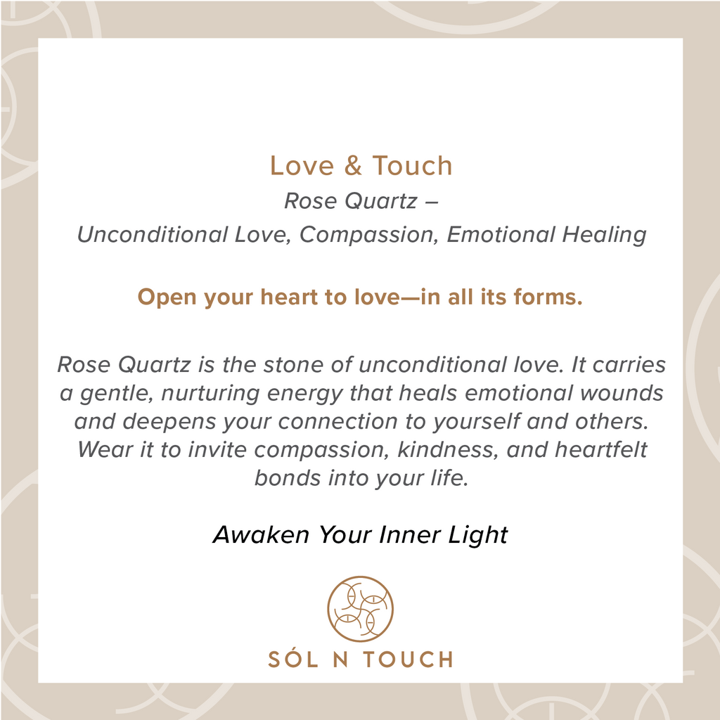 Love & Touch – Rose Quartz Necklace