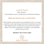 Love & Touch – Rose Quartz Necklace