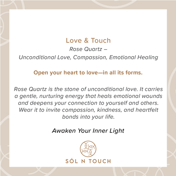 Love & Touch – Rose Quartz Necklace