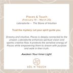 Pisces Zodiac & Touch – Labradorite Necklace