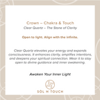 Crown Chakra & Touch – Clear Quartz Necklace