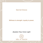 Garnet Grace – Sól Elegance Necklace