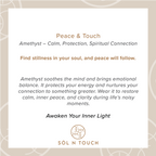 Peace & Touch – Amethyst Necklace
