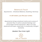 Balance & Touch – Aquamarine Necklace