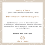 Healing & Touch – Clear Quartz Necklace