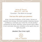 Aries Zodiac & Touch – Carnelian Necklace