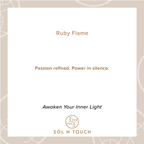 Ruby Flame – Sól Elegance Necklace