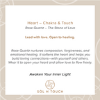 Heart Chakra & Touch – Rose Quartz Necklace