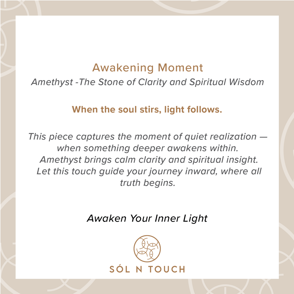 Awakening Moment – Amethyst Necklace