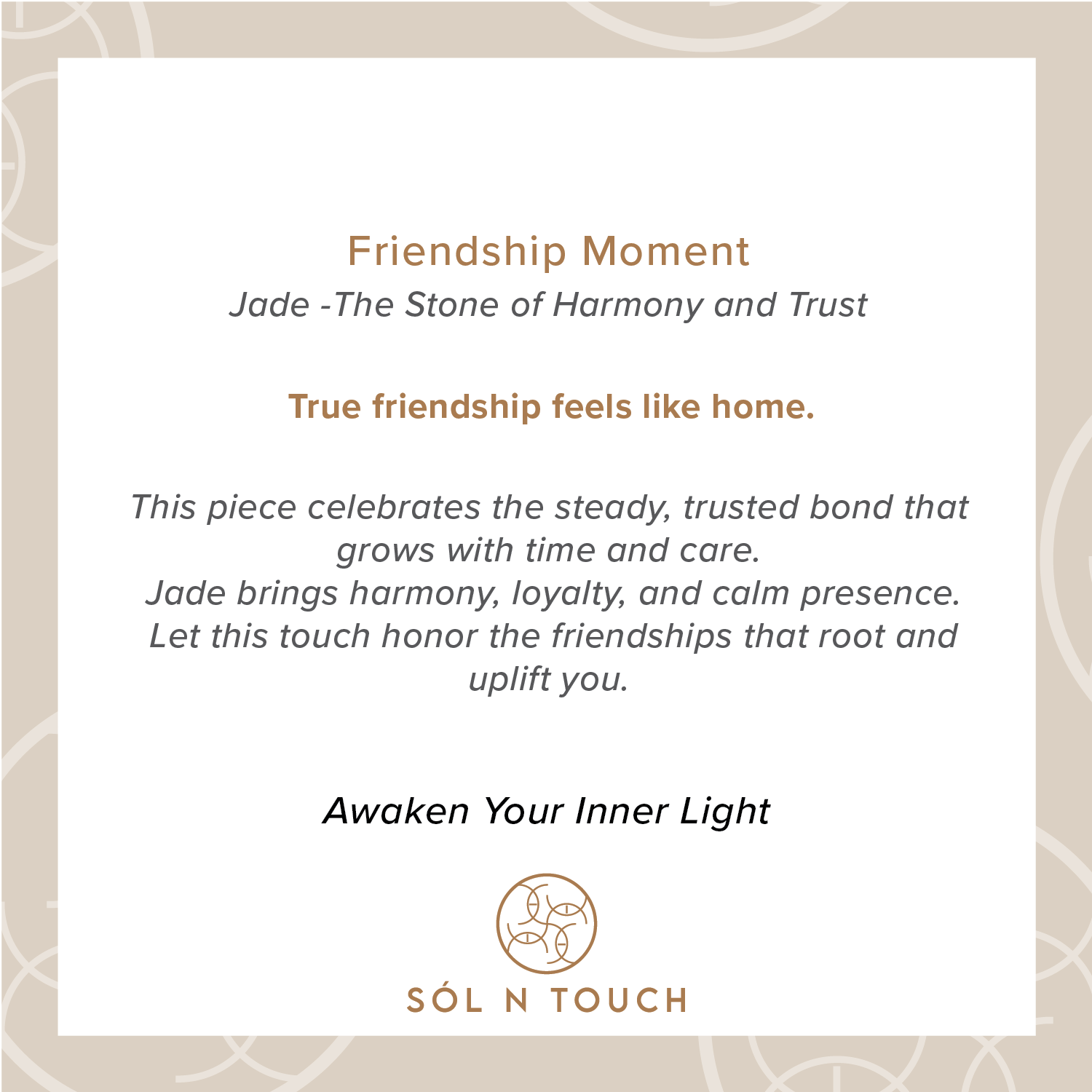 Friendship Moment – Jade Bracelet