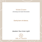 Violet Crown – Sól Signature Necklace