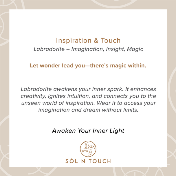 Inspiration & Touch – Labradorite Necklace