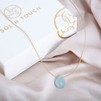 Balance & Touch – Aquamarine Necklace