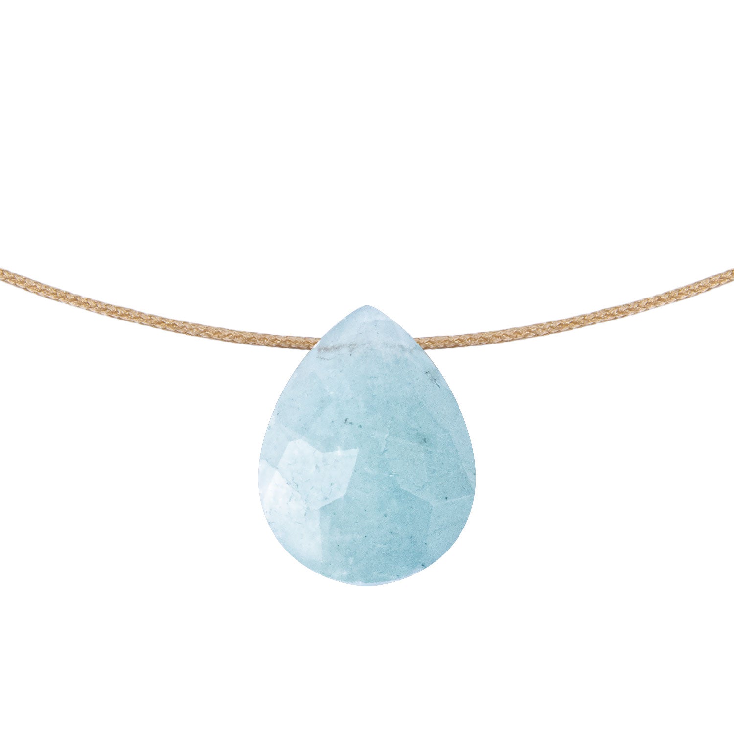 Balance & Touch – Aquamarine Necklace