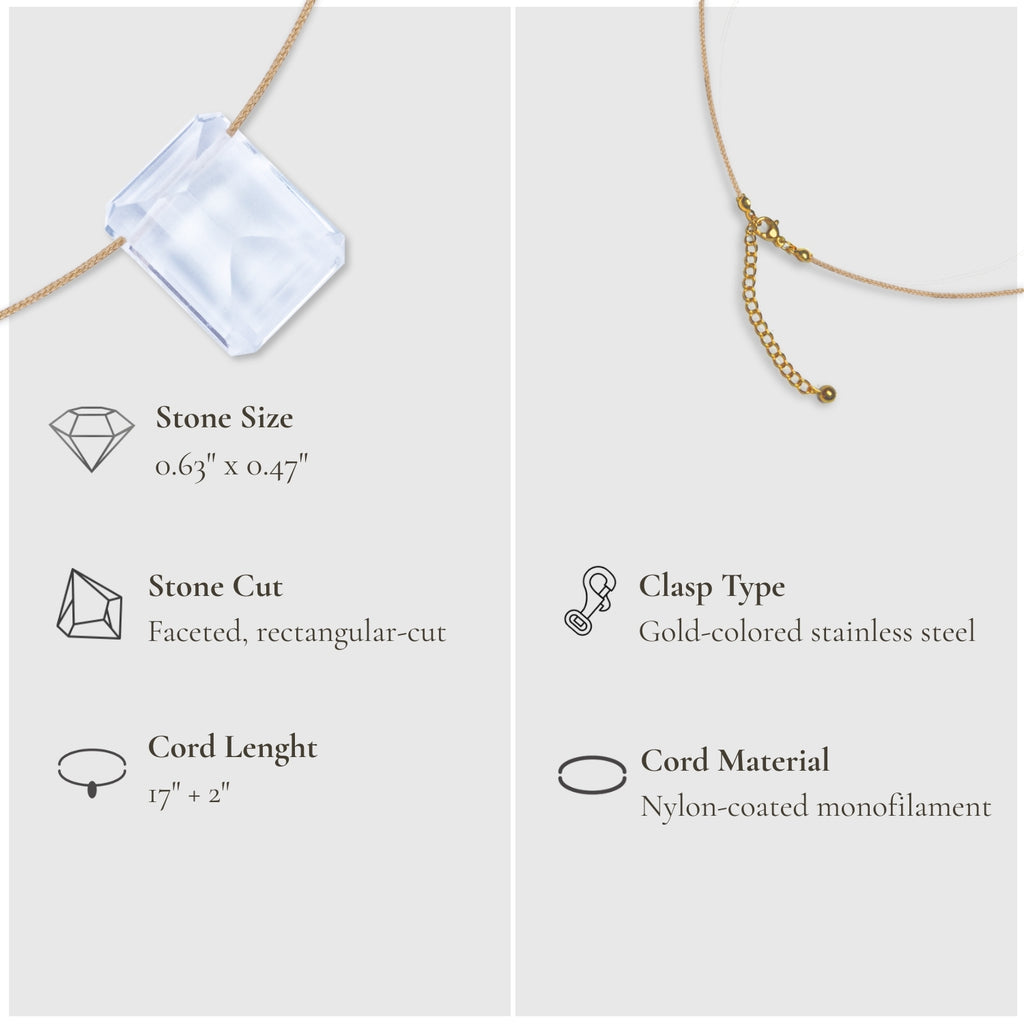 Crown Chakra & Touch – Clear Quartz Necklace