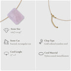 Heart Chakra & Touch – Rose Quartz Necklace