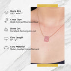 Heart Chakra & Touch – Rose Quartz Necklace