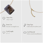 Root Chakra & Touch – Smoky Quartz Necklace