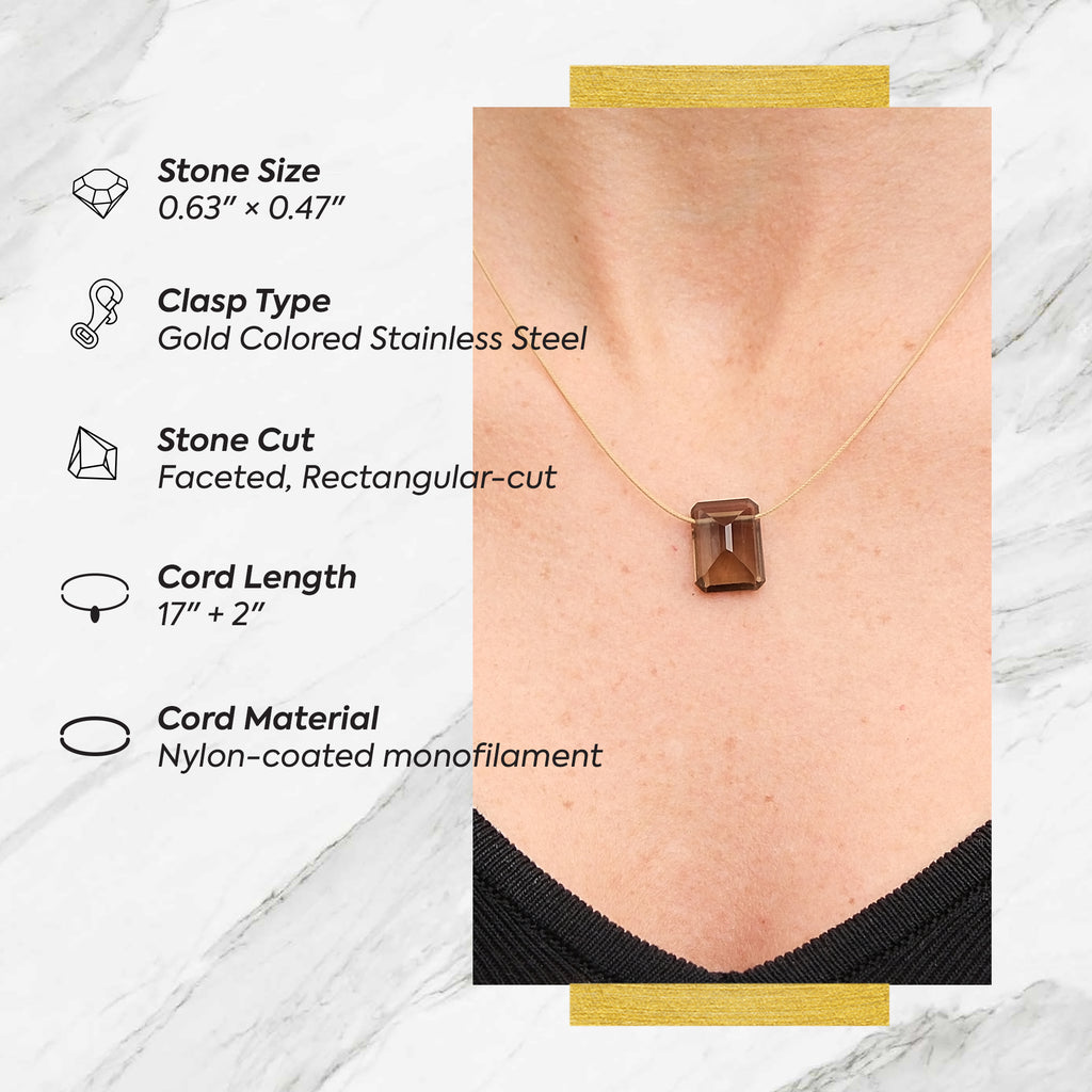 Root Chakra & Touch – Smoky Quartz Necklace