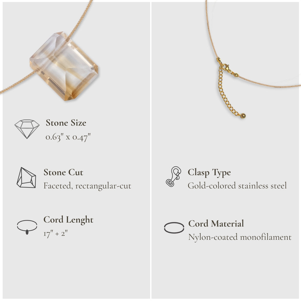 Solar Plexus Chakra & Touch – Citrine Necklace