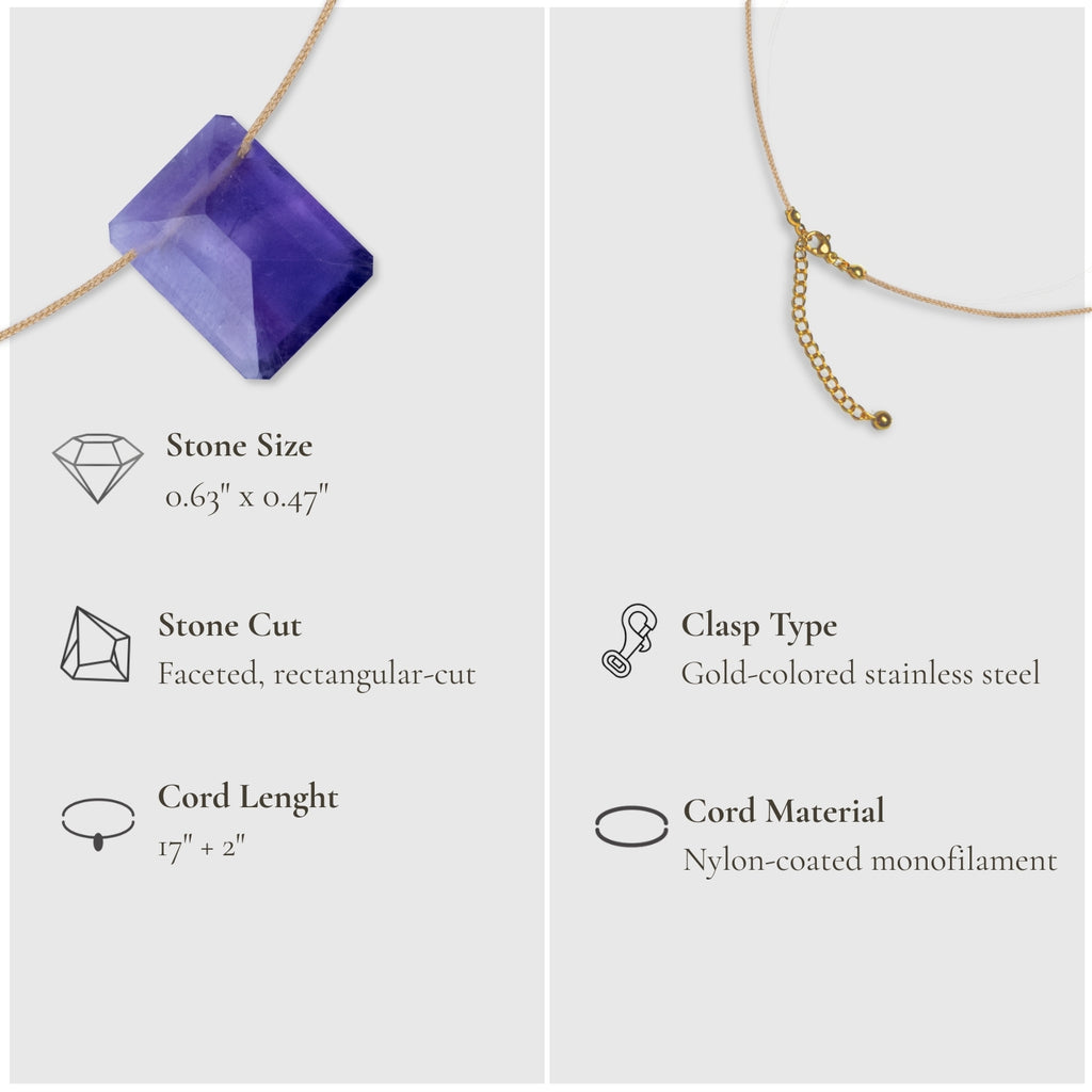 Third Eye Chakra & Touch – Amethyst Necklace