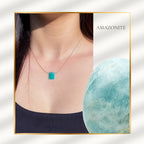 Throat Chakra & Touch – Amazonite Necklace