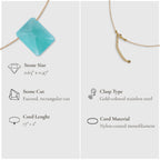 Throat Chakra & Touch – Amazonite Necklace